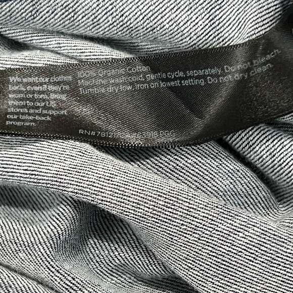 Eileen Fisher Airy Organic Cotton Twill Square Neck Dress Size L - Picture 7 of 7